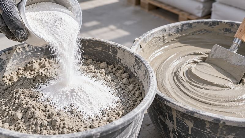 RDP in Dry-Mix Mortars — Re-emulsification, Flexibility and Adhesion