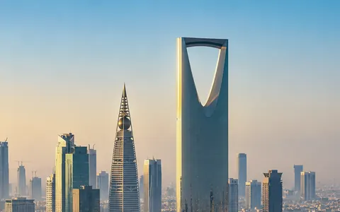 Riyadh skyline with Kingdom Centre and Al Faisaliah Tower